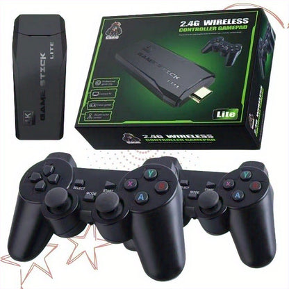 CONSOLA RETRO GAME STICK 4K | 20.000 JUEGOS + 2 MANDOS INALÁMBRICOS