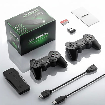 CONSOLA RETRO GAME STICK 4K | 20.000 JUEGOS + 2 MANDOS INALÁMBRICOS